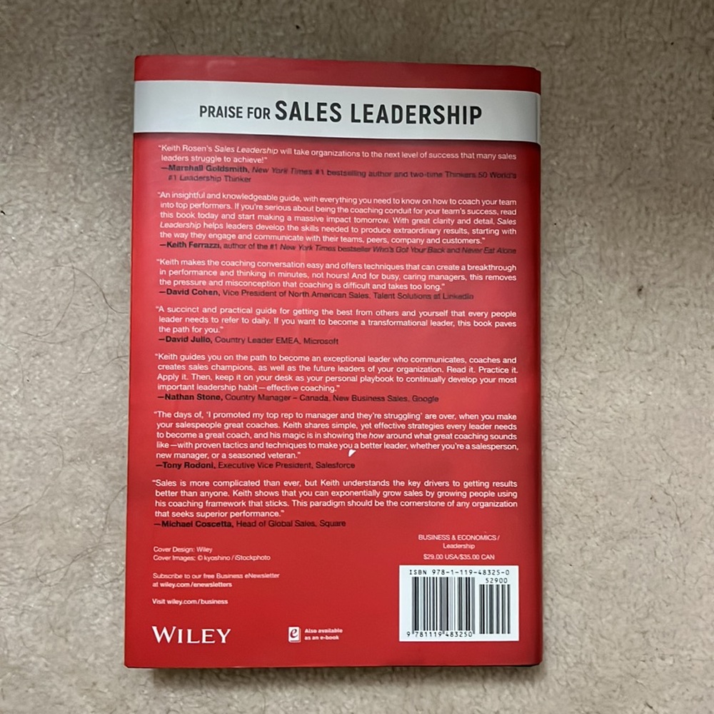 Sales Leadership by Keith Rosen,MCC - Picture 2 of 4